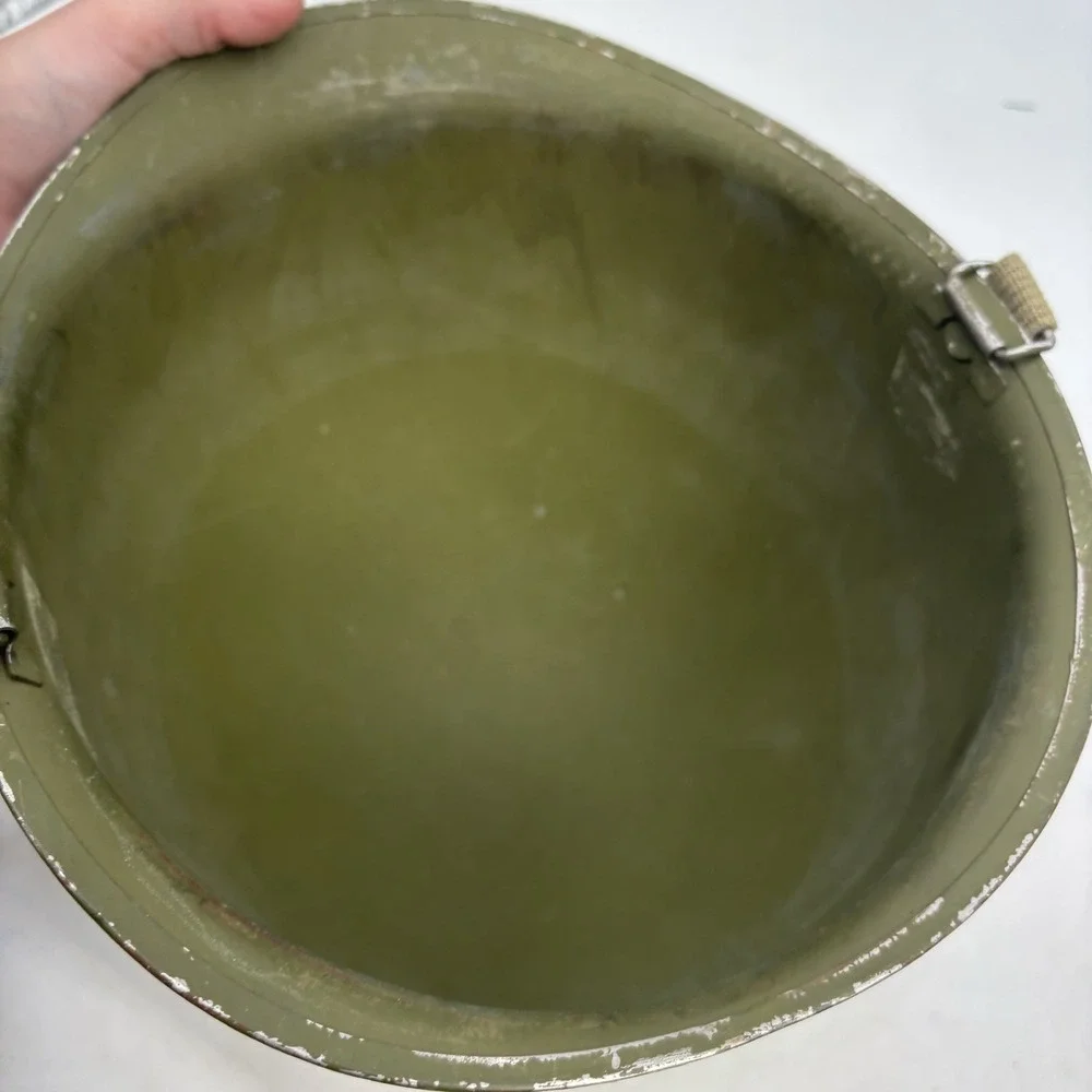 VTG Rare World War 2 WW2 WWII Military US Army Soldier M1 Helmet Cap Liner USA